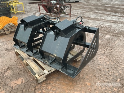 2026 GIYI GY-HWG72 72 in Skeleton Skid Steer Grapple Bucket (Unused)