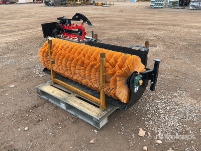 2026 GIYI GY-SE61 61 in Skid Steer Broom (Unused)