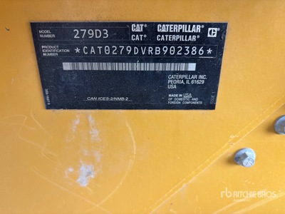 2021 Cat 279D3 Oruga cargadora compacta