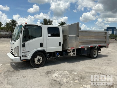 2019 Isuzu NPR 4x2 Crew Cab Dump Truck