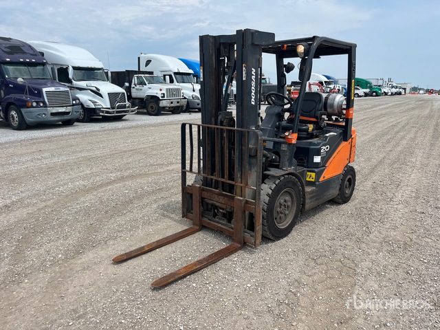 2019 Doosan G20N-7 3650 lb Cushion Tire Forklift