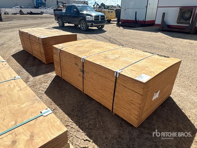 Quantity of (160) 3/8" 4x8 CSP/DFP No Stamp Plywood (Unused)