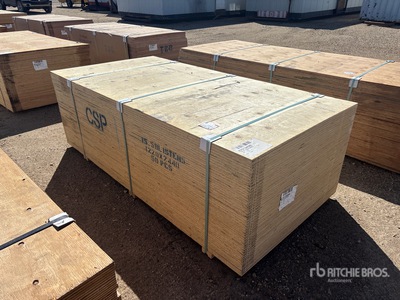 Quantity of (50) 5/8" 4x8 CSP/DFP No Stamp Plywood (Unused)