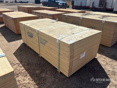 Quantity of (50) 5/8" 4x8 CSP/DFP No Stamp Plywood (Unused)