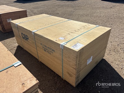 Quantity of (50) 5/8" 4x8 CSP/DFP No Stamp Plywood (Unused)