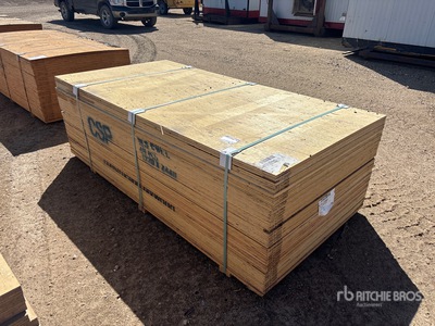 Quantity of (40) 3/4" 4x8 CSP/DFP No Stamp Plywood (Unused)