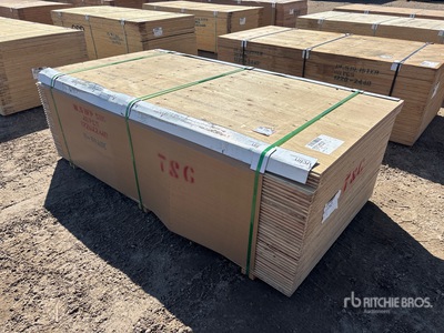 Quantity of (40) 3/4" 4x8 Douglas Fir Tongue & Groove (T&G) No Stamp Plywood (Unused)