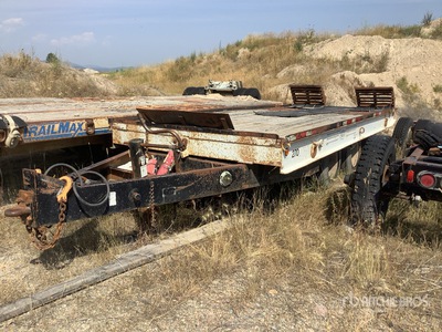 20 ft T/A Remorque à plateau basculant