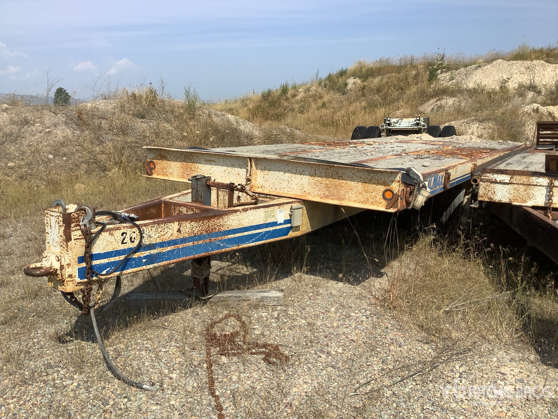 1993 Trailmax 24 ft T/A Tilt Deck Trailer