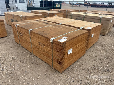 Quantity of (160) 3/8" 4x8 CSP/DFP No Stamp Plywood (Unused)