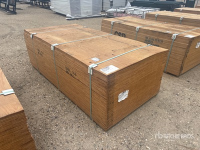 Quantity of (80) 3/8" 4x8 CSP/DFP No Stamp Plywood (Unused)