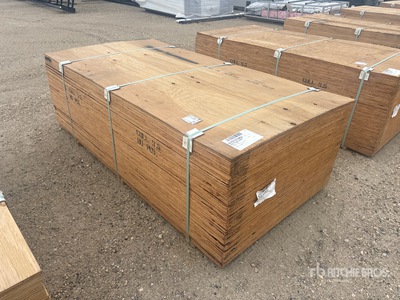 Quantity of (80) 3/8" 4x8 CSP/DFP No Stamp Plywood (Unused)