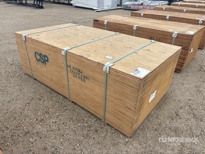 Quantity of (50) 5/8" 4x8 CSP/DFP No Stamp Contreplaqué (Unused)