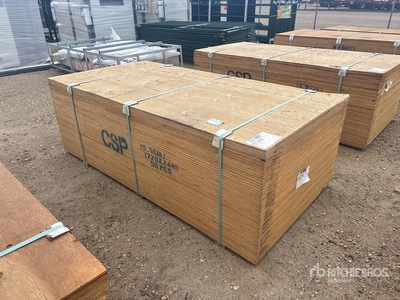 Quantity of (50) 5/8" 4x8 CSP/DFP No Stamp Plywood (Unused)