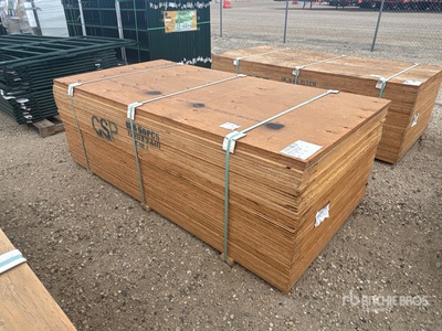 Quantity of (50) 5/8" 4x8 CSP/DFP No Stamp Plywood (Unused)