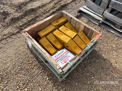 Quantity of (14) Wheel Loader Bucket Teeth - Fits Komatsu WA500/WA600
