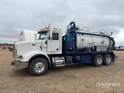 2012 Custom vac on 2013 Peterbilt 365 6x4 Vacuum Tanker Truck