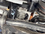 Engine with A/C Compressor
