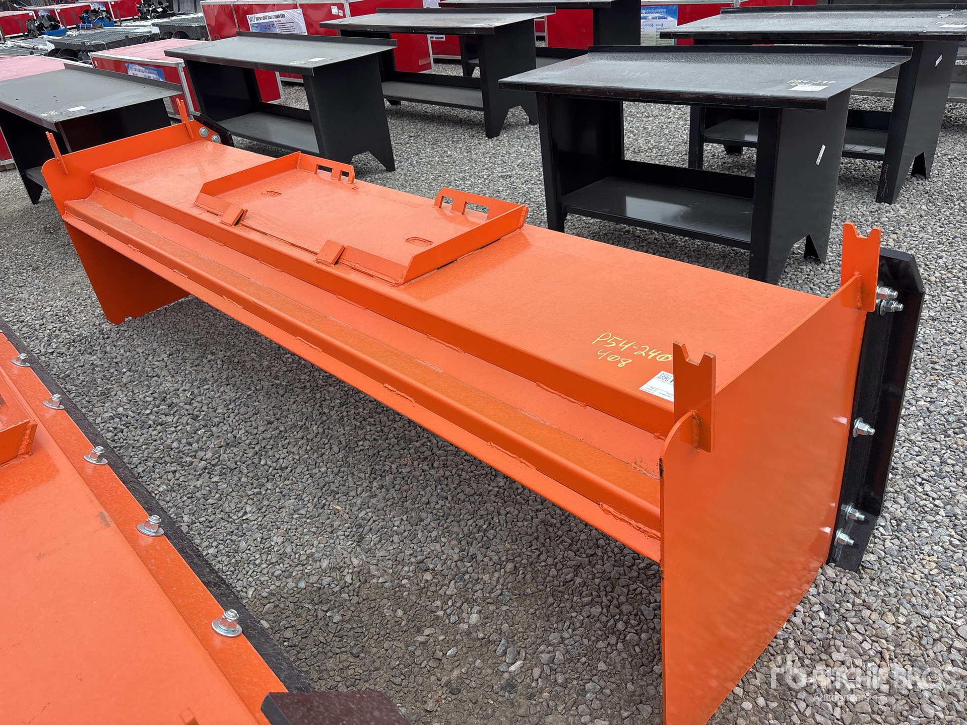 2025 Kit Containers QT-SP-10-23 117 in Mini Skid Steer Snow Pusher (Unused)