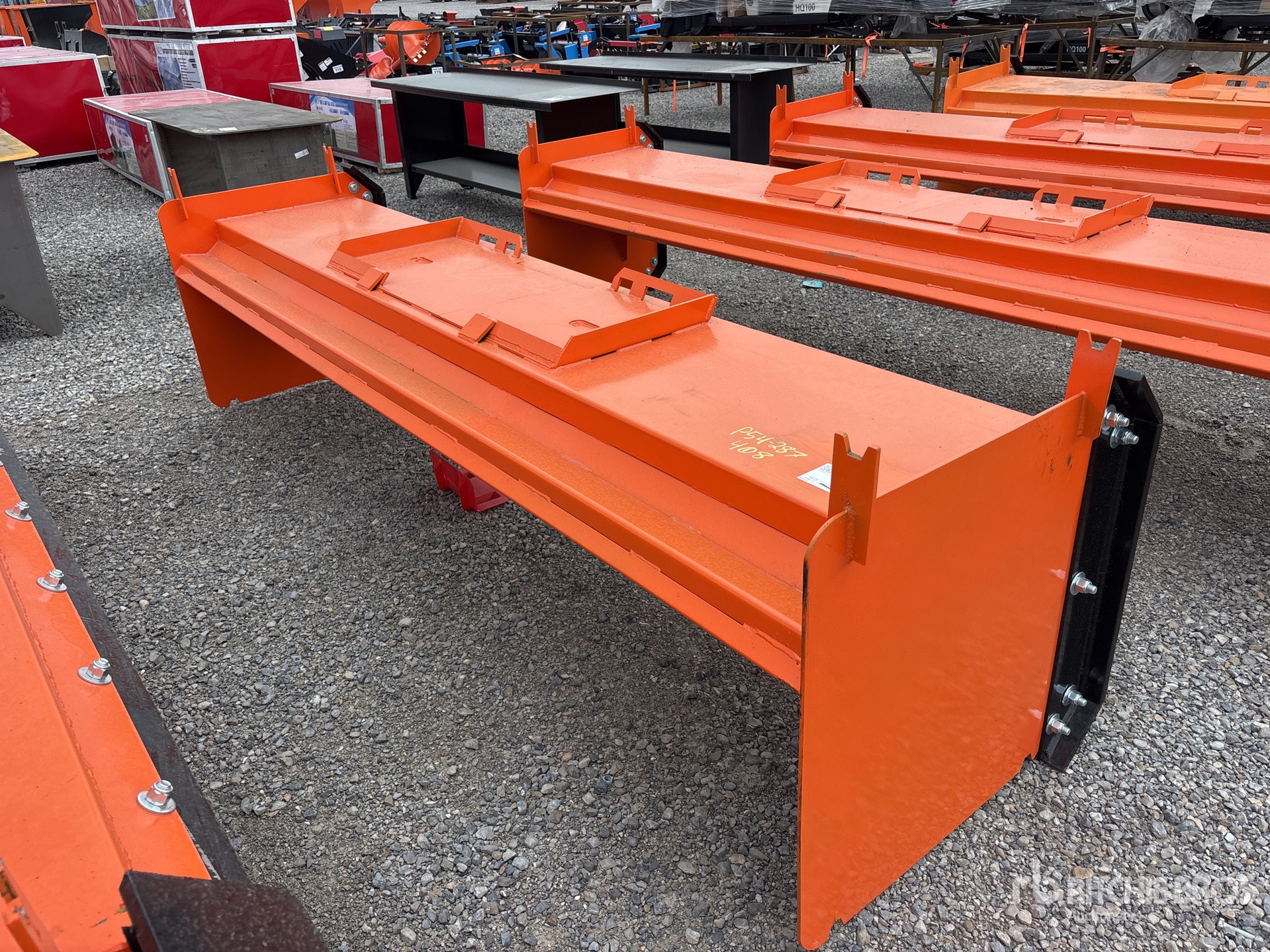 2025 Kit Containers QT-SP-10-23 117 in Mini Skid Steer Snow Pusher (Unused)