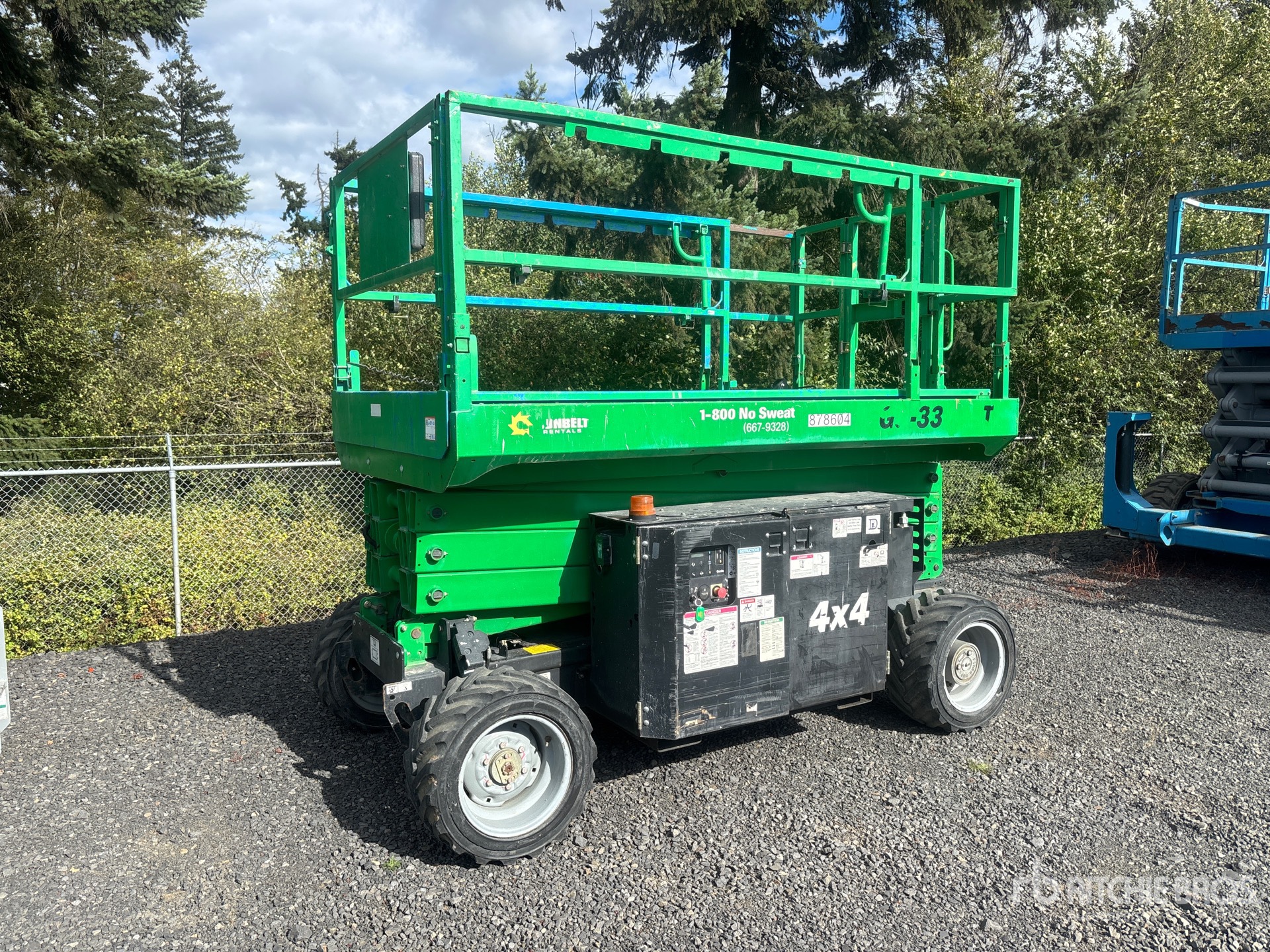 2016 Genie GS3369 4x4 Diesel Scissor Lift