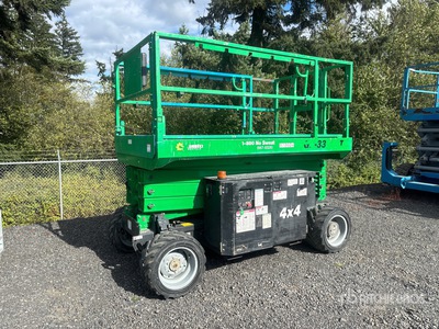 2016 Genie GS3369 4x4 Diesel Scissor Lift