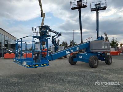 2018 Genie S40 4WD Gasoline Telescopic Boom Lift
