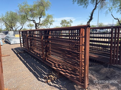Quantity of (10) 24 ft Coral Livestock Panel