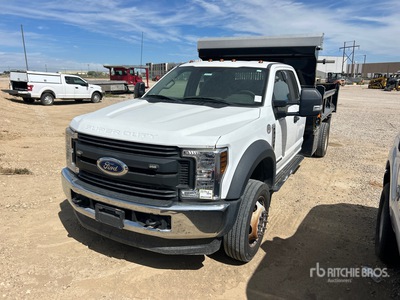2018 Ford F-550 XL 4x4 Extended Cab Dump Truck (Inoperable)