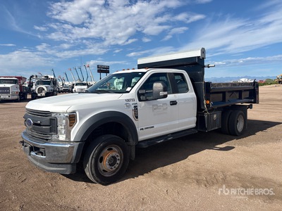 2018 Ford F-550 XL 4x4 Extended Cab Camión plataforma volquete (Inoperable)