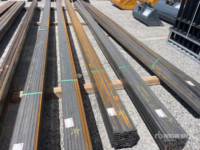 Quantity of (64) 2025 Kit Containers 1 bundle, 1x1 in, 24ft Steel Sq Tubing (Unused)