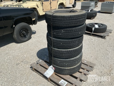 (6) Firestone LT215/85R16 Tires w/Wheels