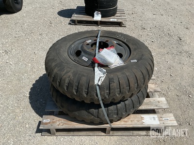 (2) STA 9.00-20 Tires w/Wheels