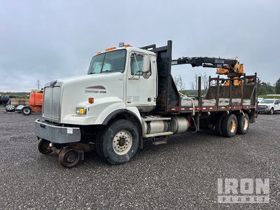 Elite EX Rotobec 80 5900 lb Knuckle Boom on 2011 Western Star 4900SA 6x4 Hi-Rail System. With Magnet Camiones con pinza