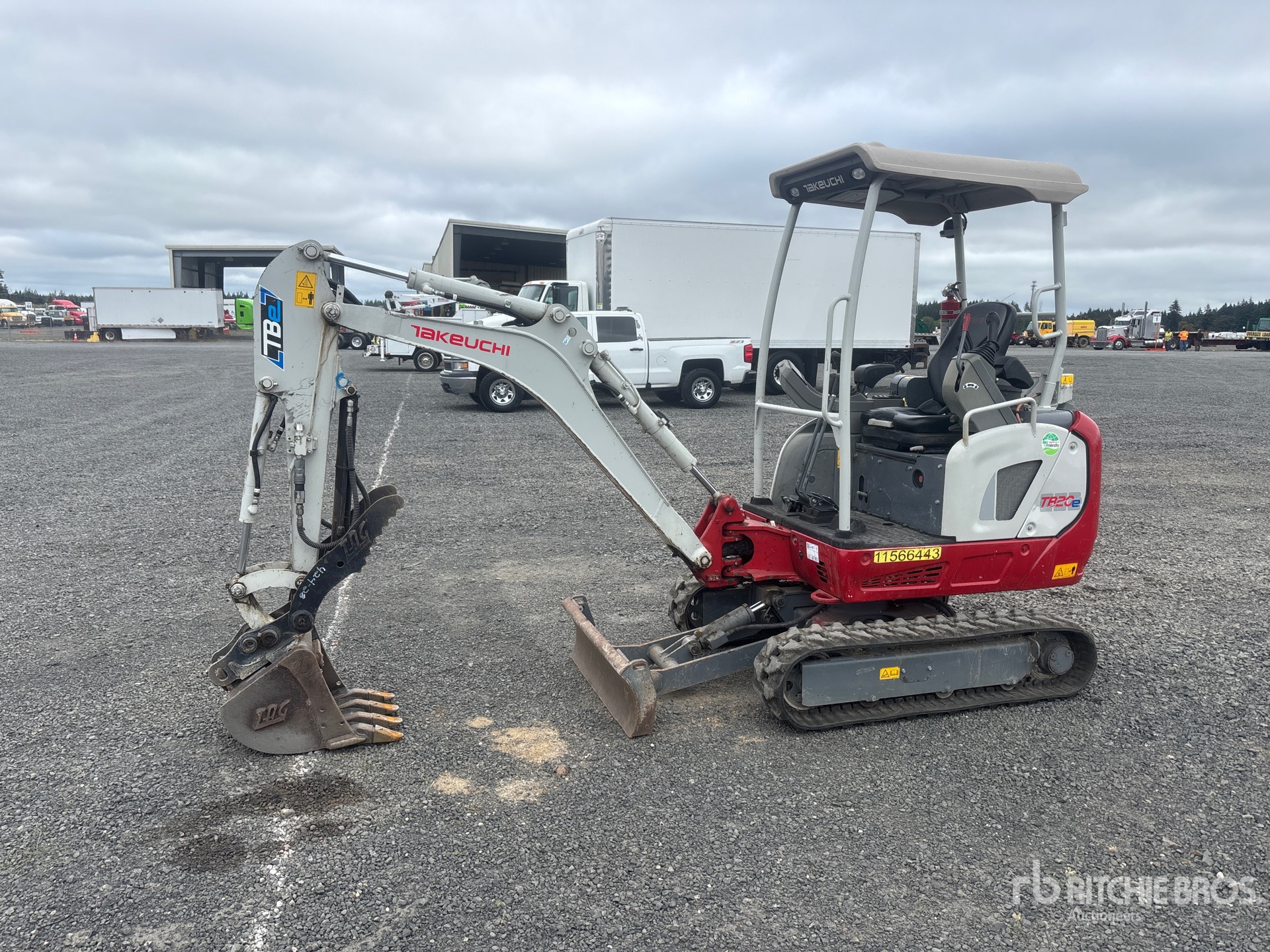 2022 Takeuchi TB20e Electric Mini Excavator