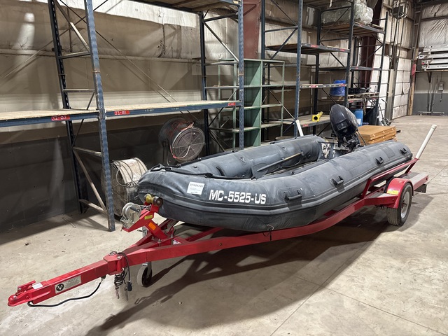 Inmar 470-MIL Inflatable Boat w/2017 Marine Masters S1921-2720 Trailer Inmar 470-MIL Inflatable Boat w/2017 Marine Masters S1921-2720 Trailer