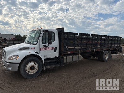 2015 Freightliner M2 106 4x2 Ciężarówka z płaską platformą