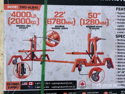 TMG ALR40 Automotive Rotisserie (Unused)