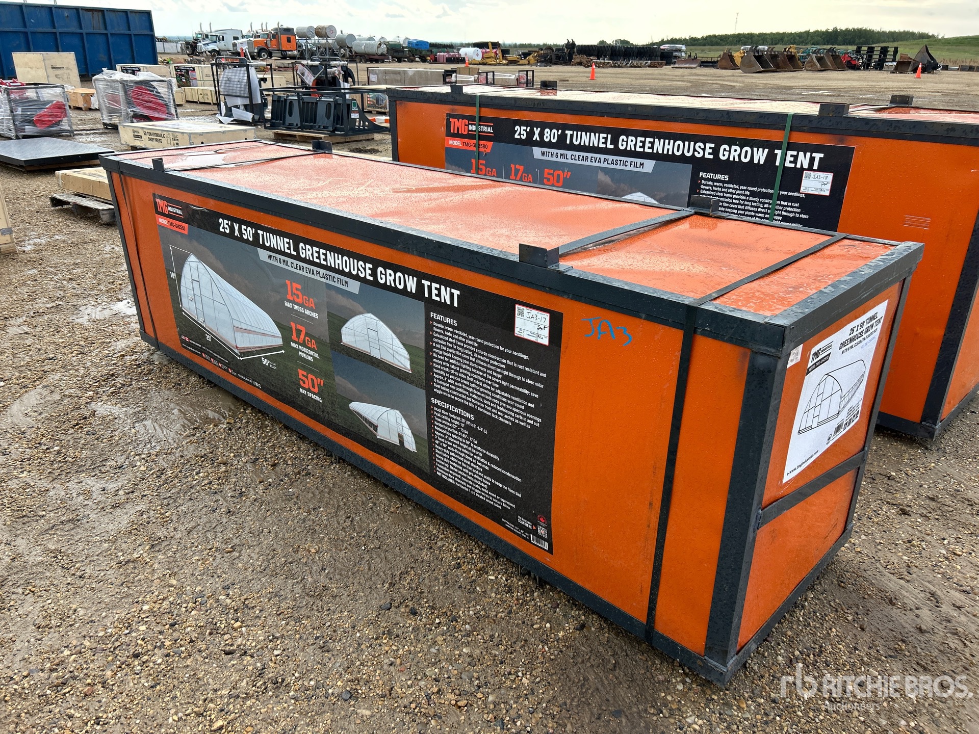 TMG GH2550 25 ft x 50 ft Tunnel Greenhouse (Unused)