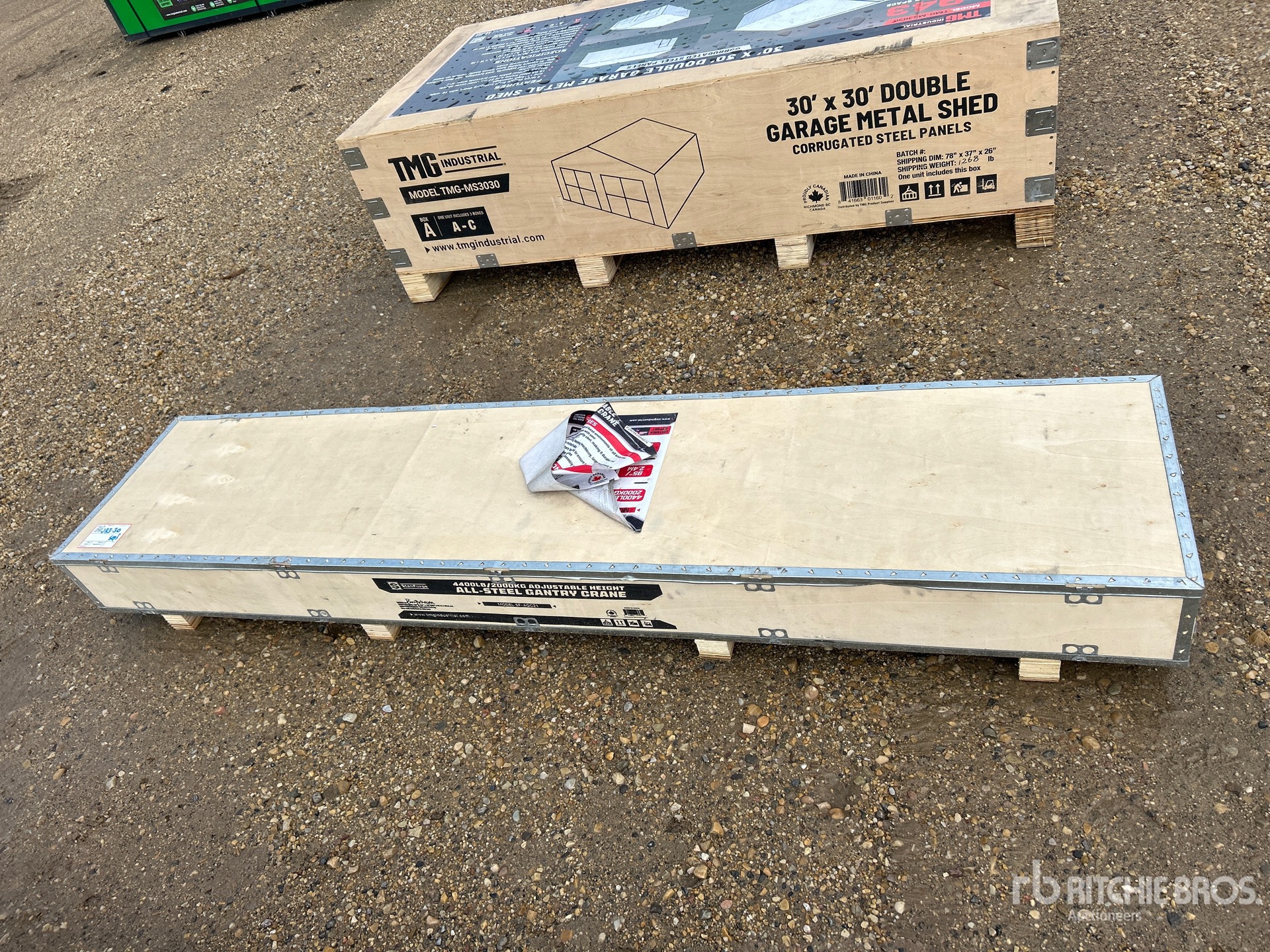 StanForge AGC21 4400 lb Adjustable Height All-Steel Gantry Crane (Unused)
