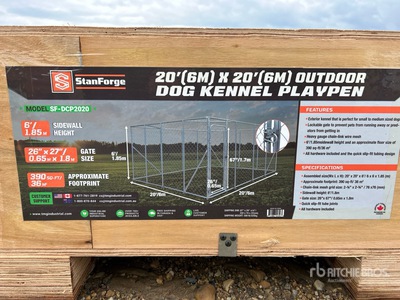StanForge DCP2020 20 ft x 20 ft Dog Cage Playpen (Unused)