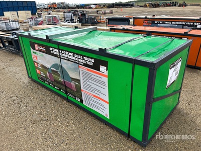 StanForge DT4041C 40 ft x 40 ft Dual Truss Container Shelter (Unused)