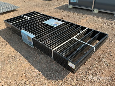 7 ft 9 in x 3 ft 3 in Galvanized Fencing