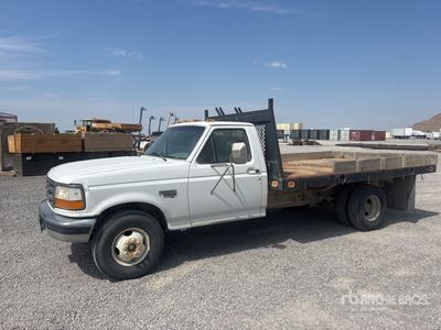1997 Ford F-350 4x2 Flatbed Truck