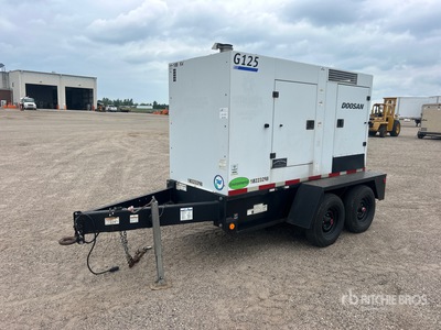 2018 Doosan G125WCU-3AT4F Mobile Generator Set