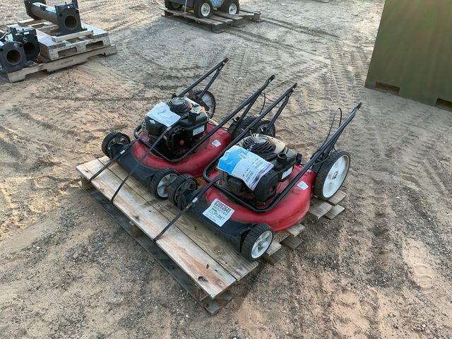 (2) Briggs & Stratton Push Lawn Mowers