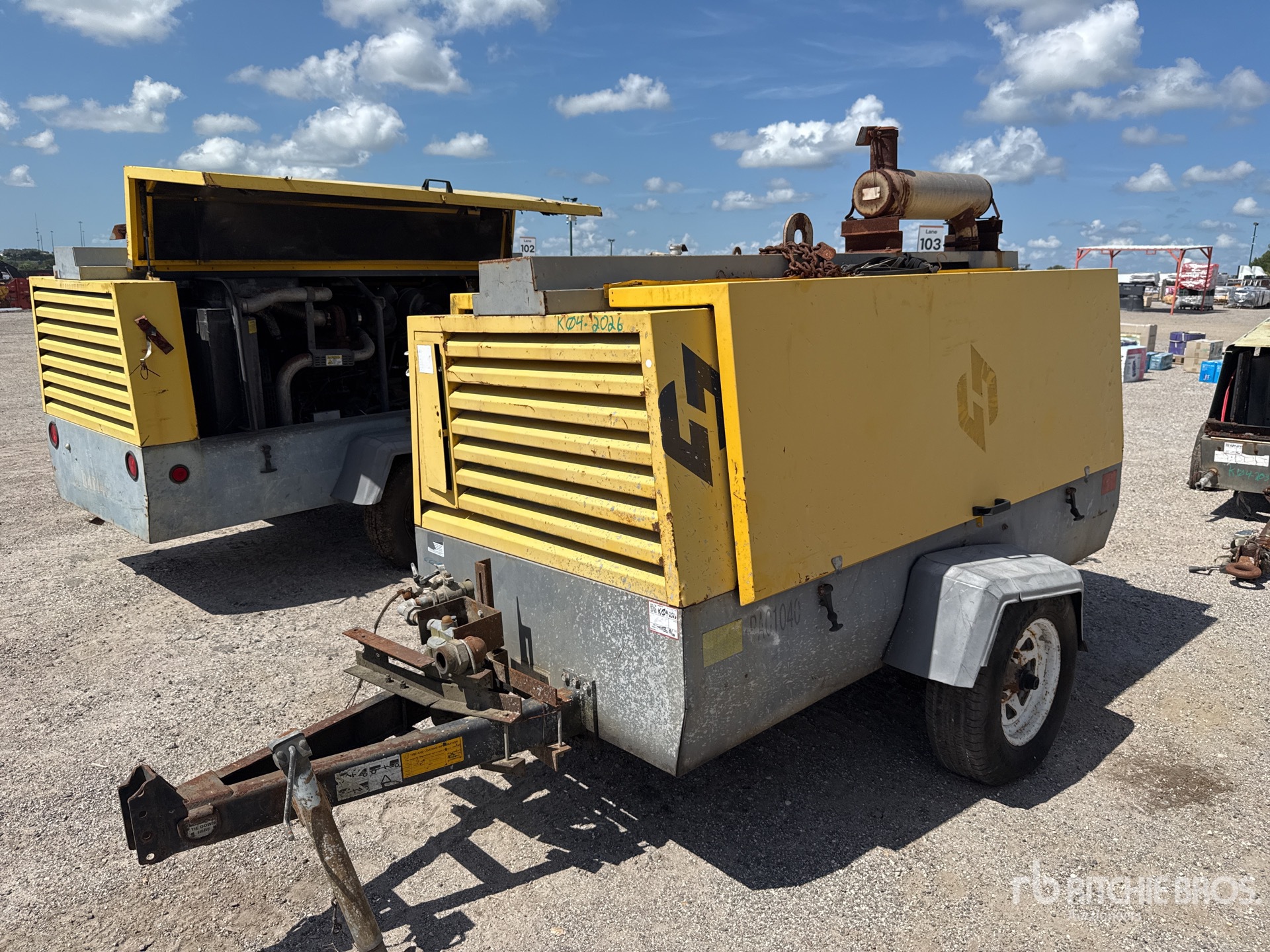 2007 Atlas Copco XAS 185 JD Mobile Air Compressor