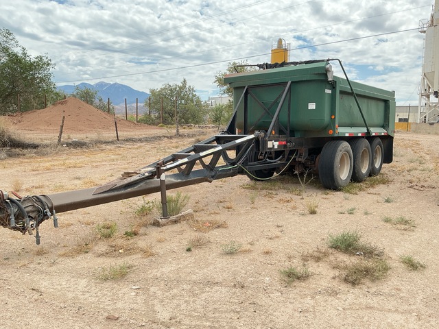 1997 Clement 3ATT1511 Tri/A Pup Dump Trailer