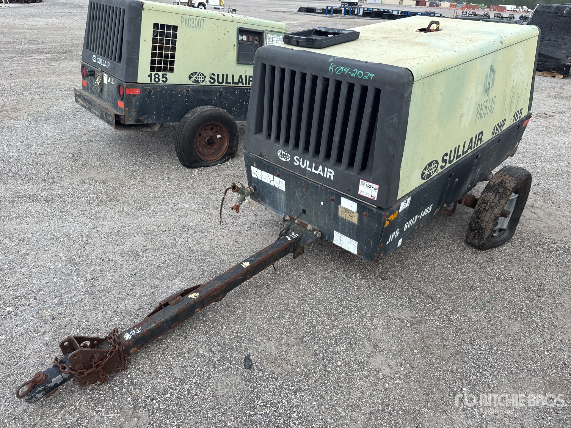 2013 Sullair 185DPQ JDi4 185 cfm Mobile Air Compressor
