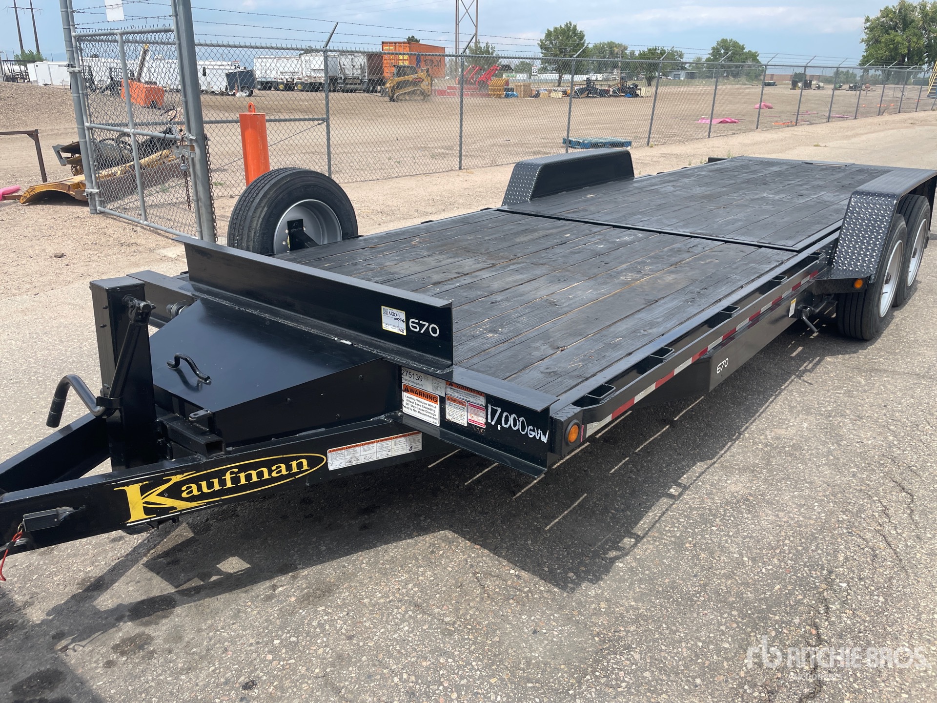 2024 Kaufman 22 ft T/A Equipment Trailer